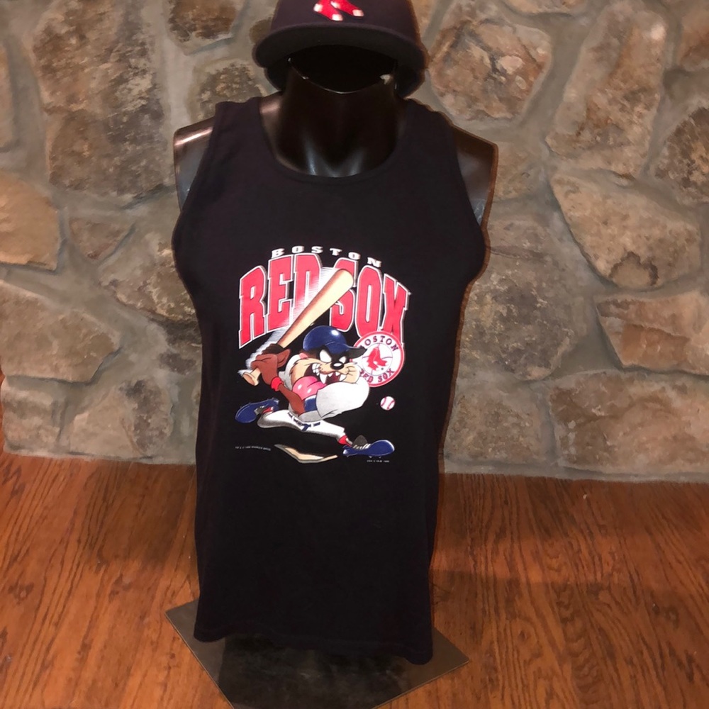1996 Taz x Boston Red Sox. tank top. NWOT. Size L - Picture 3 of 7